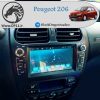 مانیتور فابریک پژو 206 peugeot